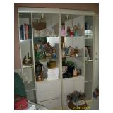 4 pcs curio cabinets