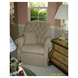 2nd Beige swivel rocker chair