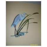 "Crane" Metal wall art