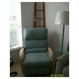 Rattan style recliner