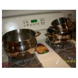 Silampos Cookware from Portugal 9 pieces with lids