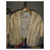 Vintage Mink caplet stole