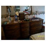Broyhill 9 drawer dresser with mirror