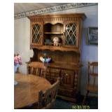 China hutch and 6th chair for table