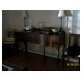 Sideboard / buffet, with 2 of the dining set of chairs