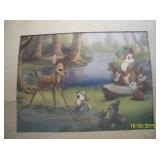 Bambi lithograph picture