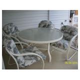 Patio table with 4 chairs