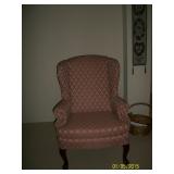 2nd Pink wing back chair