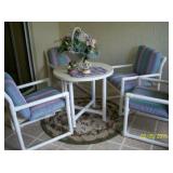 Patio table and 4 chairs