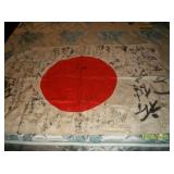 Japanese flag signed by US servicemen