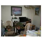 Dell computer and computer desk