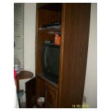 Dark wood cabinet