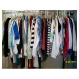 1 of 3 racks of Ladies clothing size 2 -6 , Small - Medium