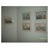 Watercolor paintings