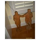 G. Hovington Carved wood figurines