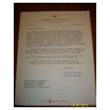 Red Cross Cuban Prisoner exchange paperwork