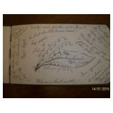 last page of autograph book
