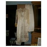 Vintage Hand made wedding dress and train