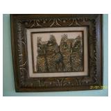 Edris " Owls " Engraved in Resin