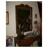 Hall table and mirror