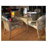 Patio table with 4 chairs