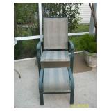 2nd patio chair and footstool