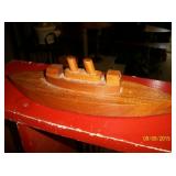 Ship cribbage board