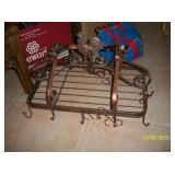 Copper Rooster Pot rack