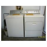 Whirlpool washer and dryer
