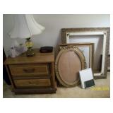 Night stand goes with queen bedroom suite