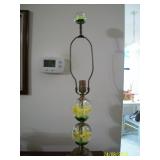 Complete St. Clair Paperweight lamp with finial