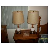 Pair of vanity lamps