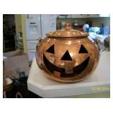 Copper Jack-o-lantern