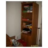Bookcase with cabinet bottom