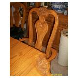 Detail on corner of Dining table