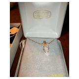 14 k chain with flip flop pendant made by Gold in Art