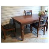 Dining table with 4 chairs