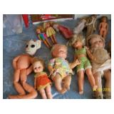 Assorted dolls , Barbies