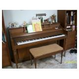Kimball piano and bench