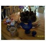 Rooster and chef collectibles