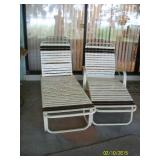 2 - Chaise loungers