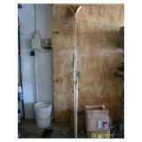 C. A. Lund wooden snow skis