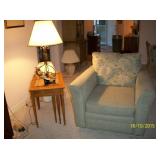 Chair , set of 3 Ethan Allen nesting tables