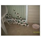 Metal Dogwood flower wall sculpture