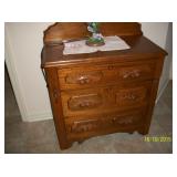 Antique 3 drawer dresser