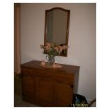 Ethan Allen side board with mirror