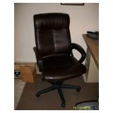 Leather desk chair