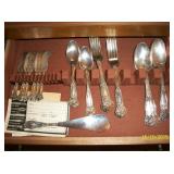 Harmony house silver plate flatware set