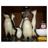 Penguin figurines