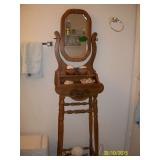 Wash stand and mirror